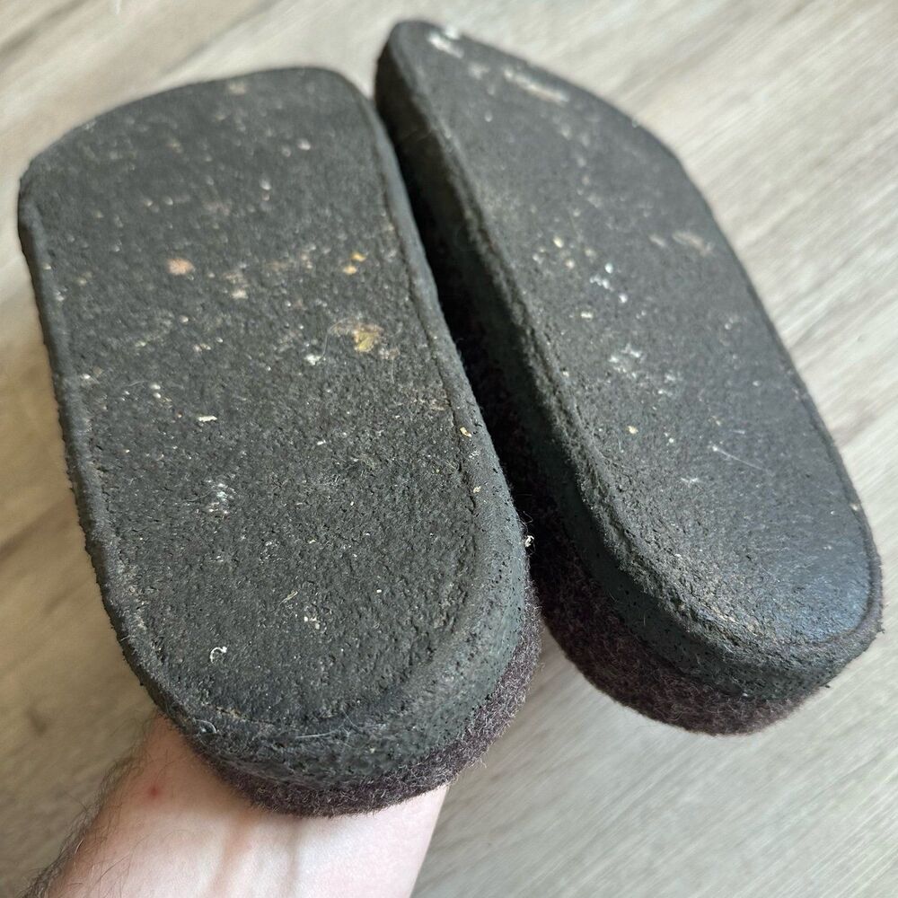 Birkenstock Zermatt Shearling Mocha Brown Wool Slipper Slides EU Size 41 - Picture 11 of 12